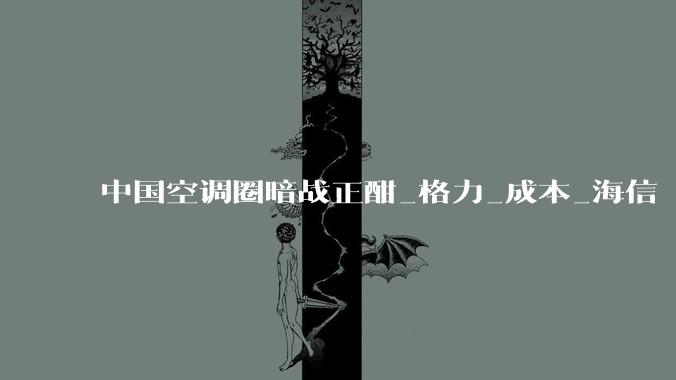 中国空调圈暗战正酣_格力_成本_海信